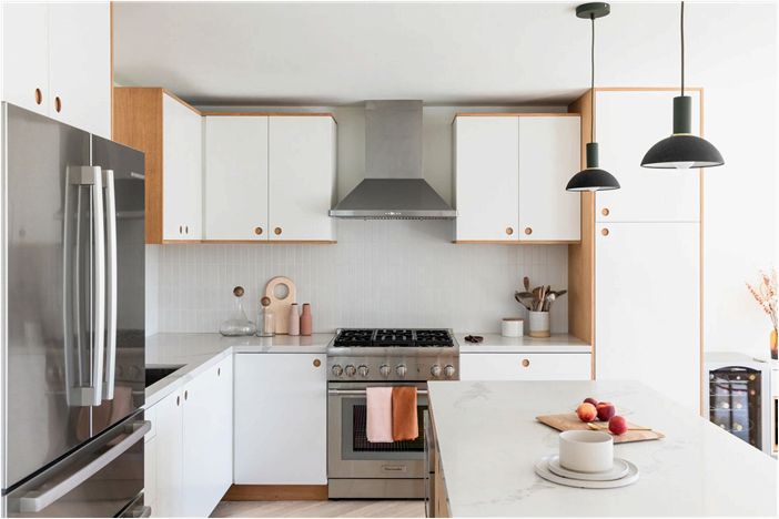 44 Идеи кухонных шкафов для потрясающей кухни