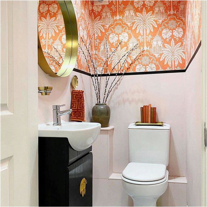 12 способов использования оранжевого цвета в ванной комнате