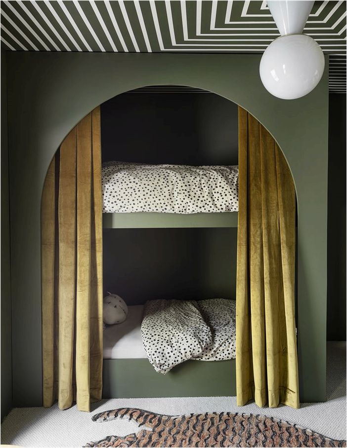27 идей двухъярусных кроватей для стильных ночевок