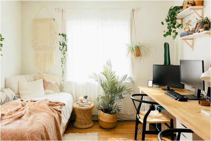25 идей гостевой комнаты для офиса для стильного гибридного пространства