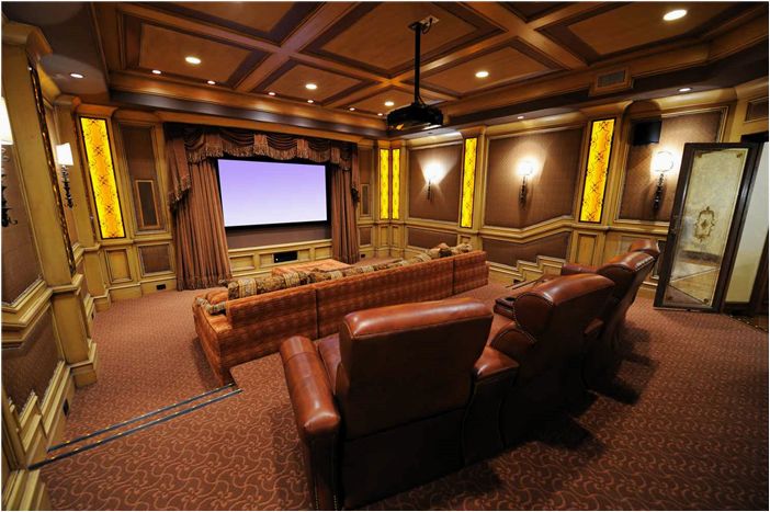23 Идеи домашних кинотеатров для вашего вдохновения