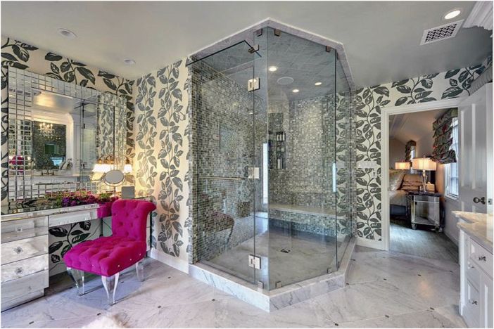 32 причудливых дизайна ванной комнаты