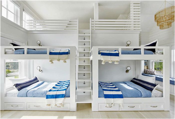 25 идей двухъярусных комнат, которые понравятся людям всех возрастов