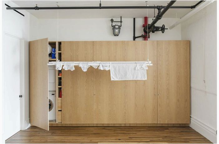 38 идей для прачечных со штабелированными стирально-сушильными машинами
