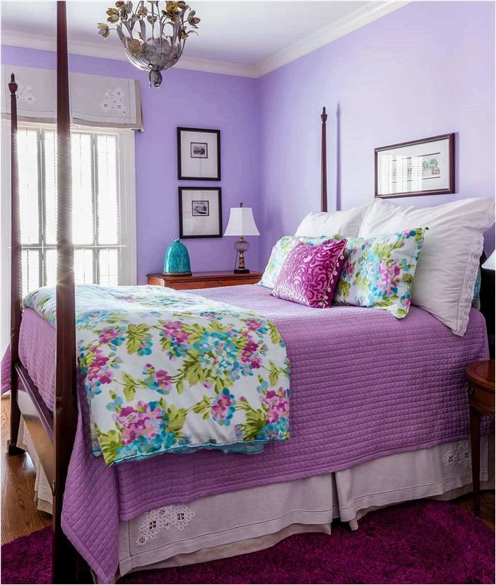 25 фиолетовых спален, которые подходят для королевских особ