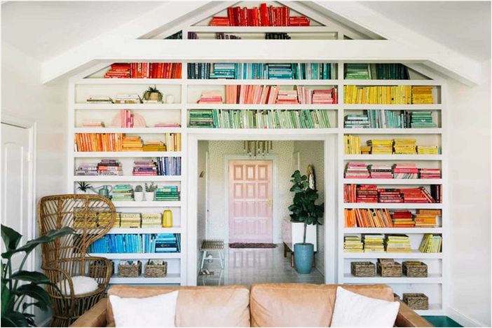 42 Идеи домашней библиотеки, в которой хочется читать весь день