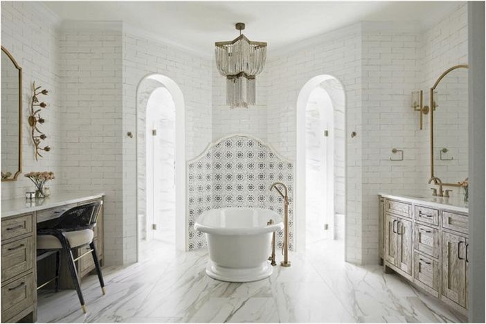 45 элегантных ванных комнат, которые сделают ваш дом похожим на спа-салон