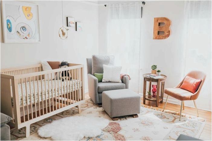 40 идей оформления детской комнаты для новорожденных
