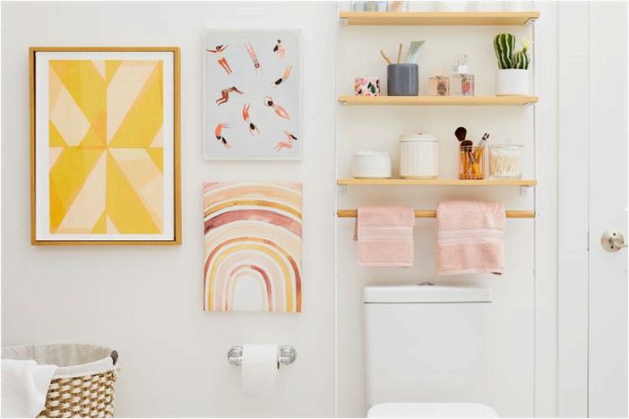 8 способов размещения предметов искусства в ванной комнате