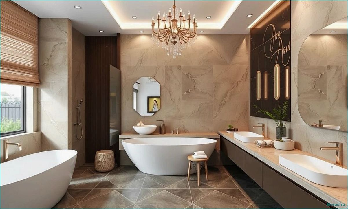 (идеи, стильного, функционального, дизайна, маленькой) Идеи для стильного и функционального дизайна маленькой ванной комнаты