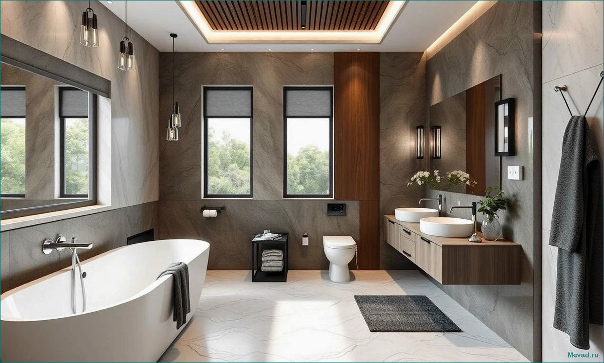 (идеи, стильного, функционального, дизайна, маленькой) Идеи для стильного и функционального дизайна маленькой ванной комнаты