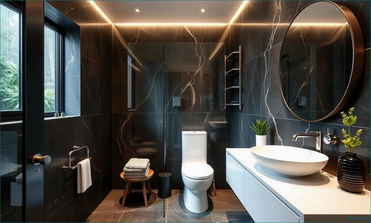 (идеи, советы, стильного, дизайна, маленькой) Идеи и советы для стильного дизайна маленькой ванной комнаты