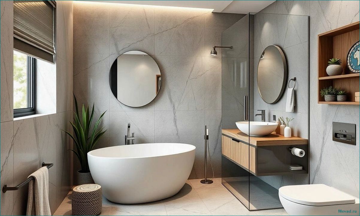 (идеи, советы, стильного, дизайна, маленькой) Идеи и советы для стильного дизайна маленькой ванной комнаты