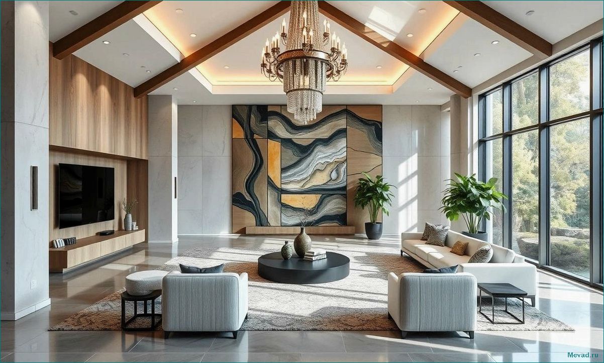 Как создать уютный и стильный интерьер для гостиной комнаты