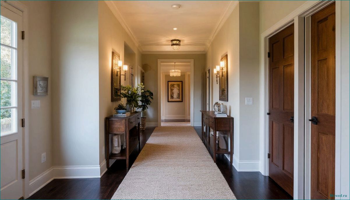 Идеи дизайна для маленькой прихожей с максимальным использованием пространства