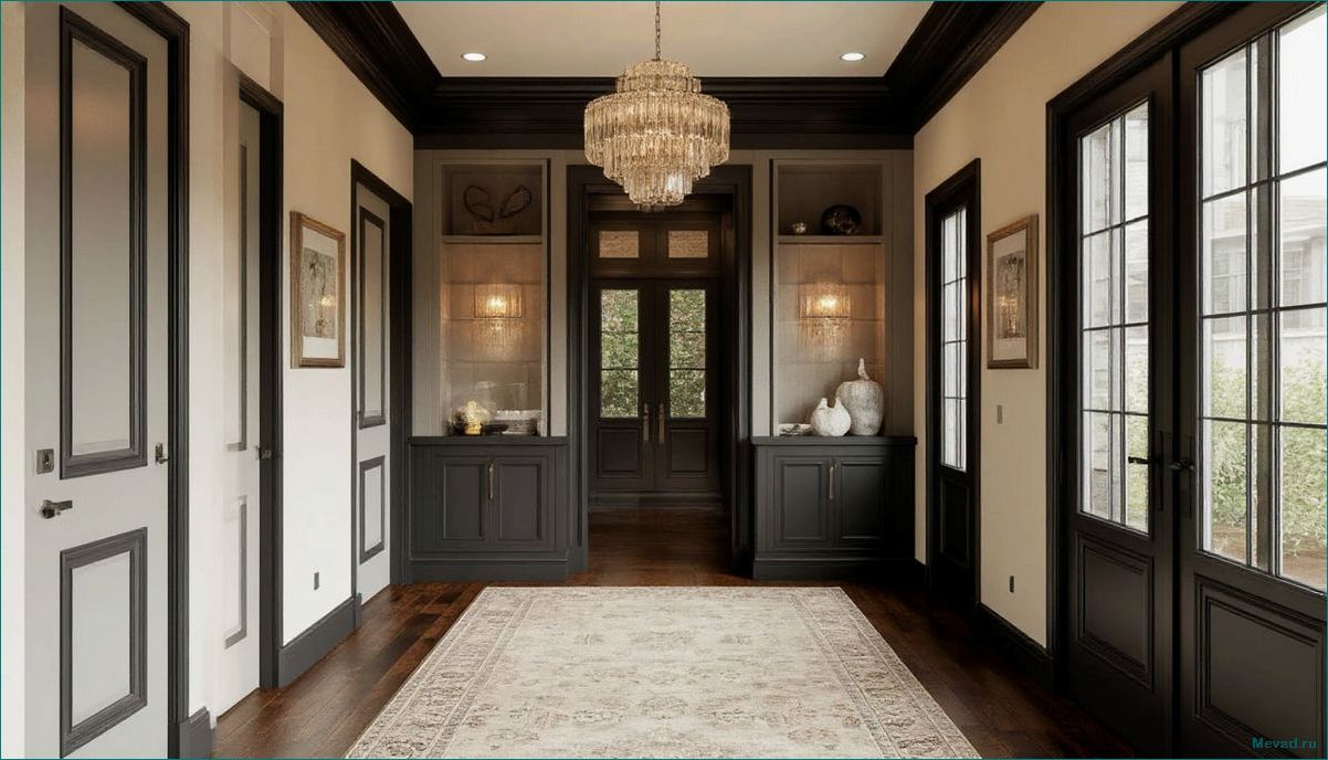 Идеи дизайна для маленькой прихожей с максимальным использованием пространства