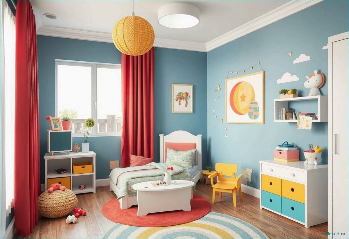 Как организовать пространство в маленькой детской комнате для уюта и функциональности