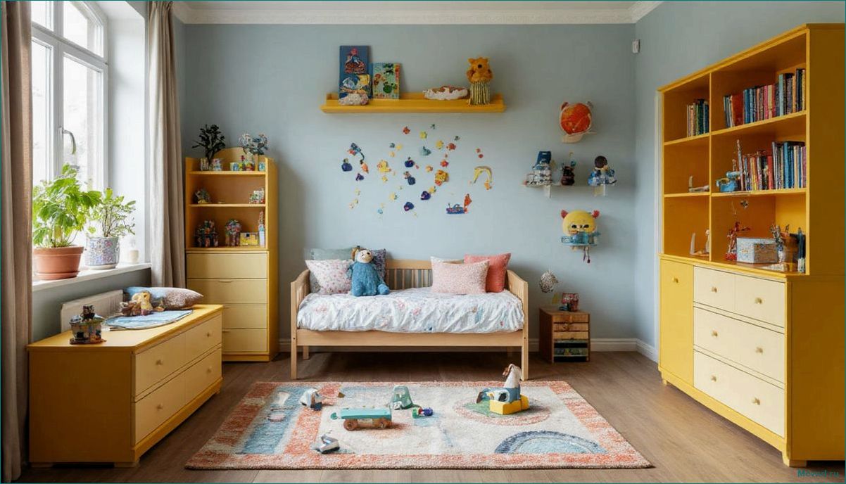 Как организовать пространство в маленькой детской комнате для уюта и функциональности