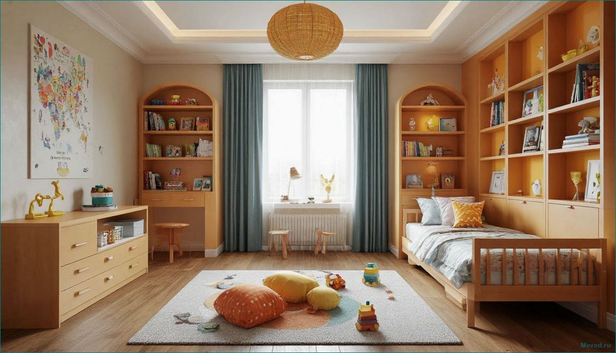 Как организовать пространство в маленькой детской комнате для уюта и функциональности