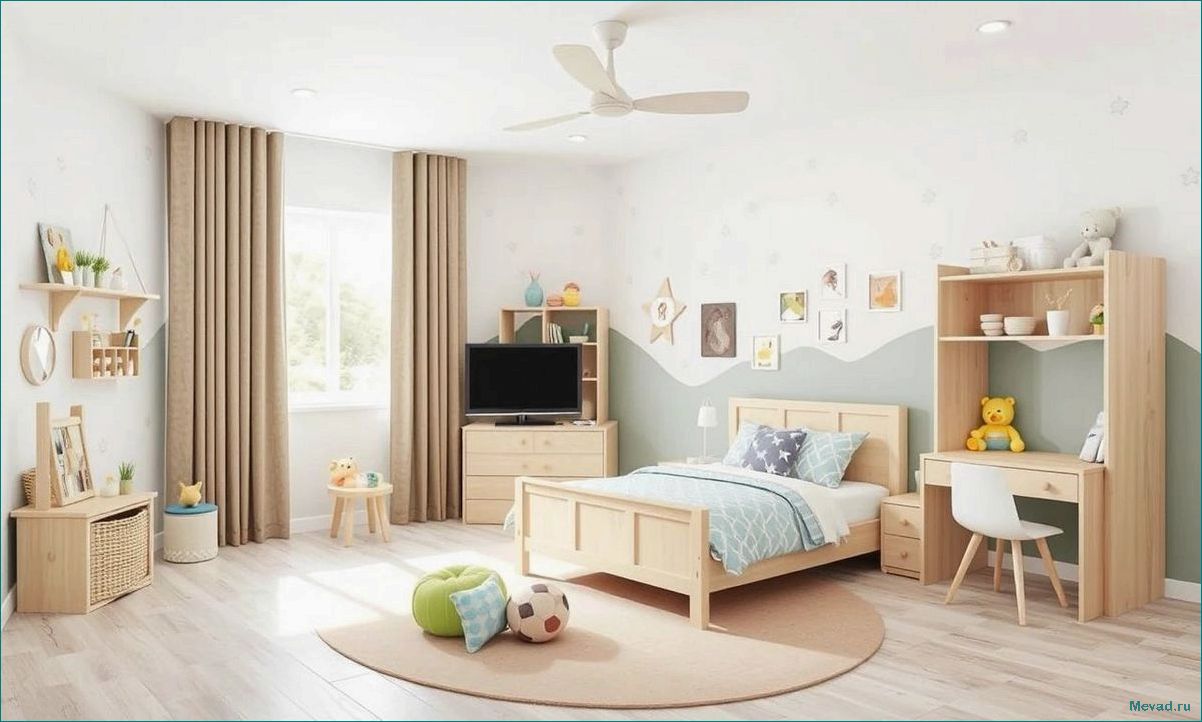 Как правильно спланировать детскую комнату для роста и развития ребёнка