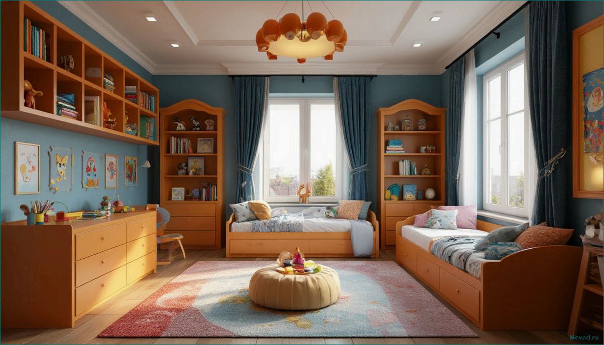 Как правильно спланировать детскую комнату для роста и развития ребёнка