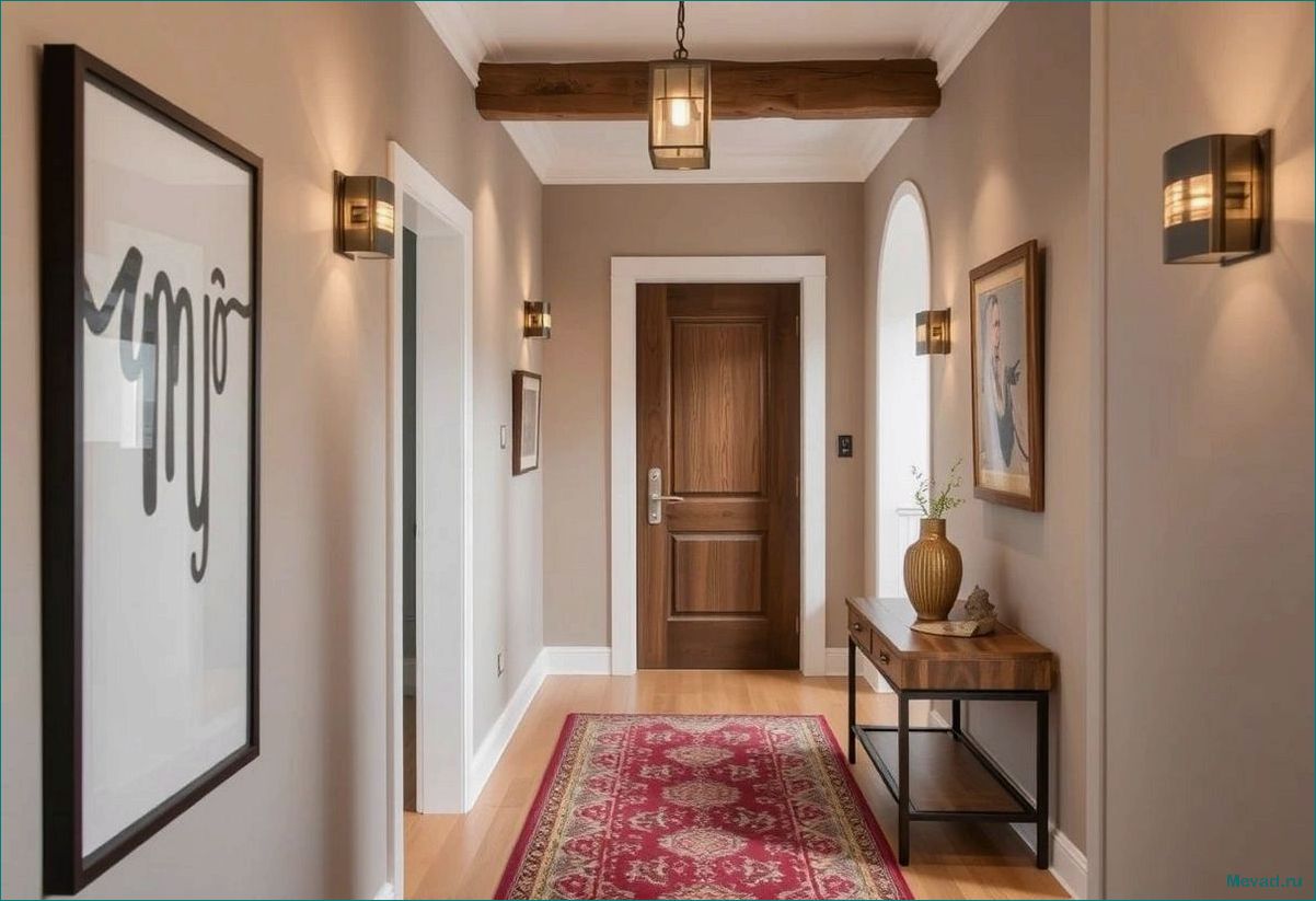 Как оформить узкую прихожую стильным и функциональным дизайном для комфортного пространства