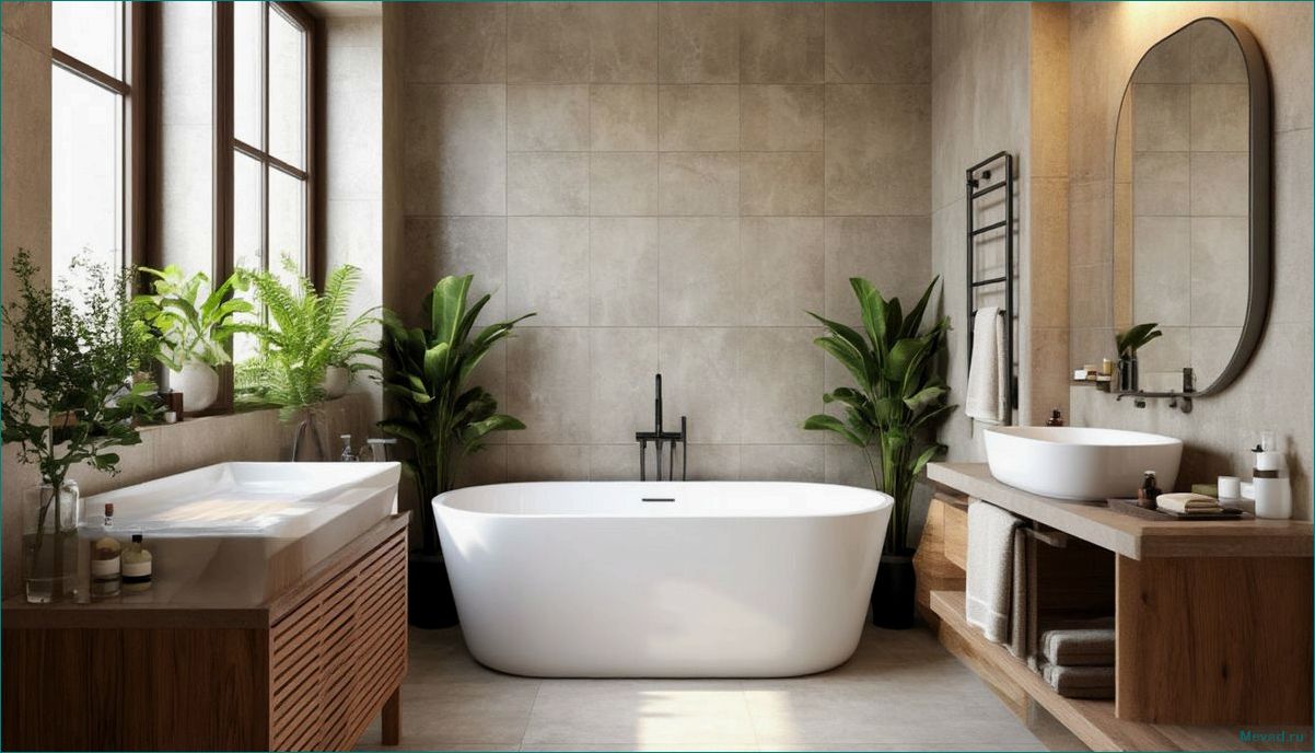 Современные идеи дизайна для ванной комнаты в разных стилях и решениях