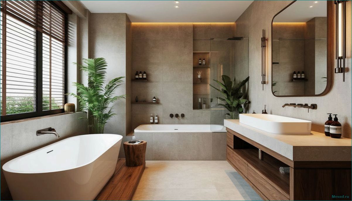Идеи и тенденции в дизайне ванных комнат для вашего уюта и стиля