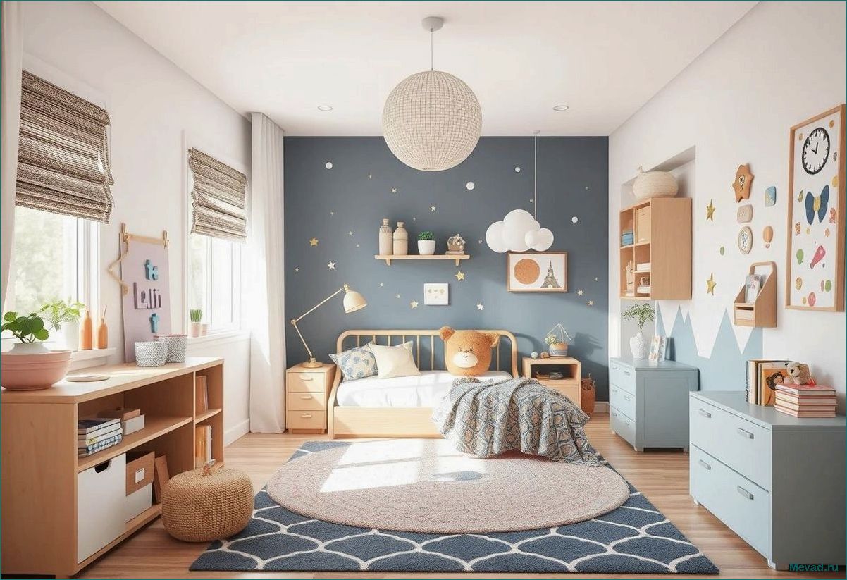 Как создать волшебную игровую детскую комнату для счастливых моментов